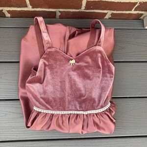 Speechless Velvet and Bubble Hem Party Dress